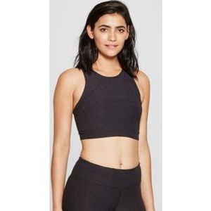 Joy lab. High neck crop too. Grey